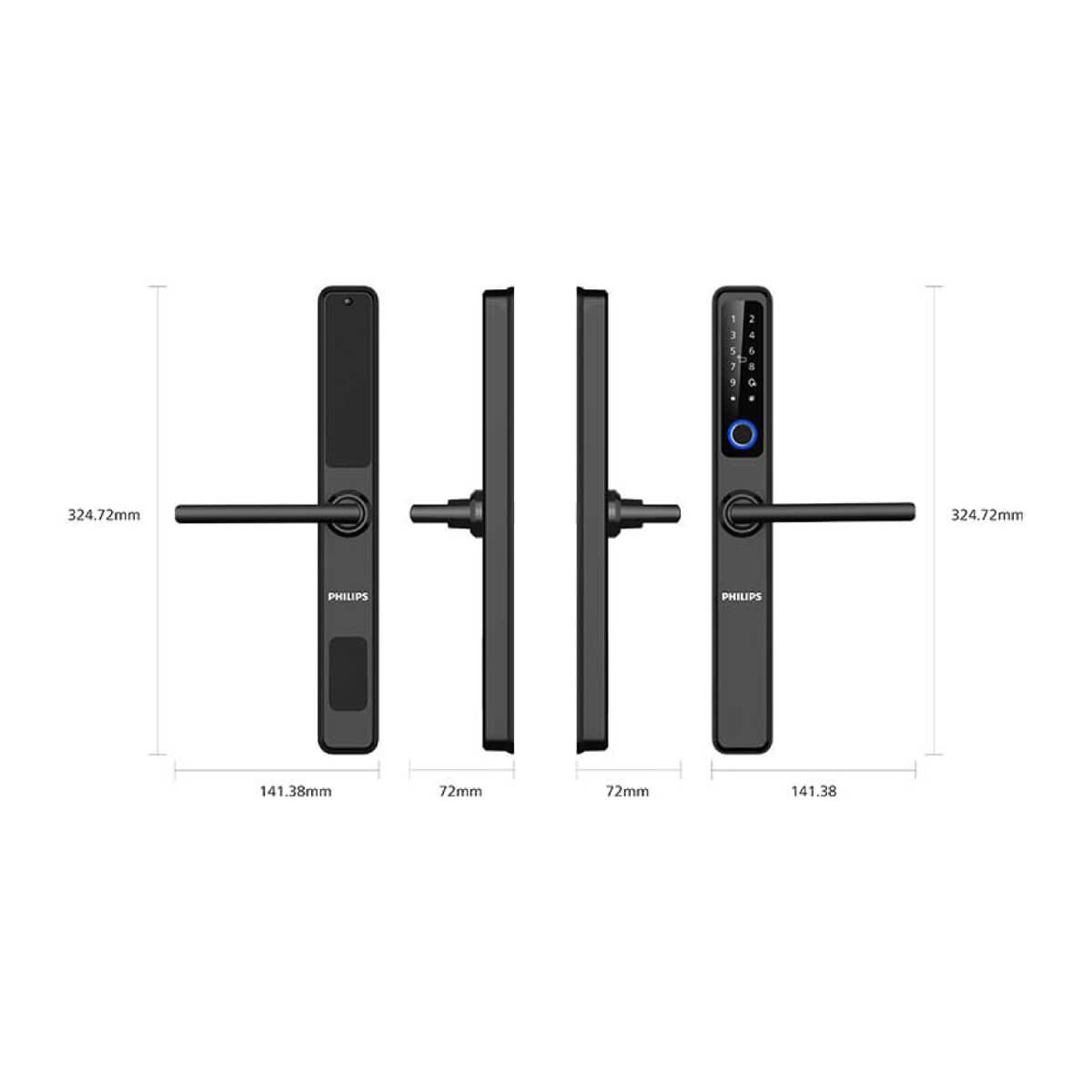 The New Philips DDL608-5HWS Waterproof Smart Lock - Image 3