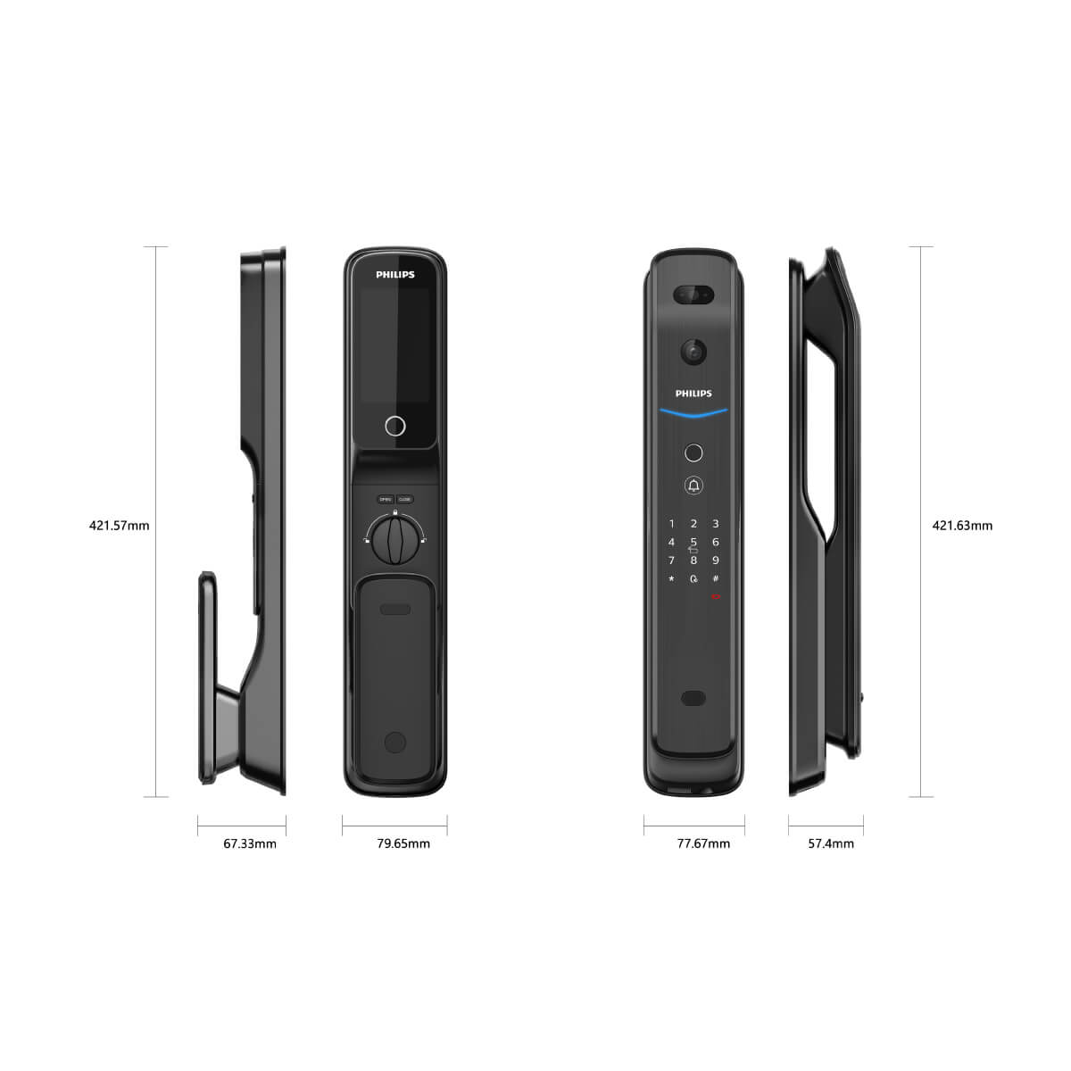 Philips DDL709-FVP-7HWS Facial Recognition Smart Lock - Image 4