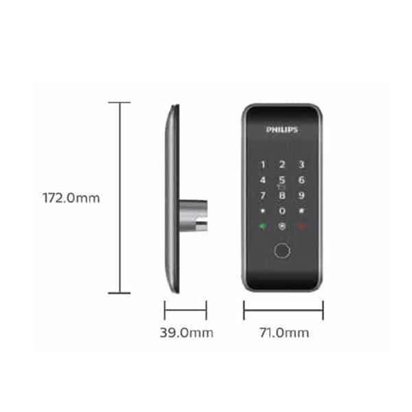 Philips EasyKey 5100 5HBKS Fingerprint Lock